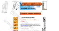 Desktop Screenshot of echelle-crinoline.fr